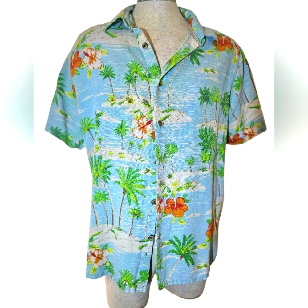 Tropical Blue Hawaiian Shirt